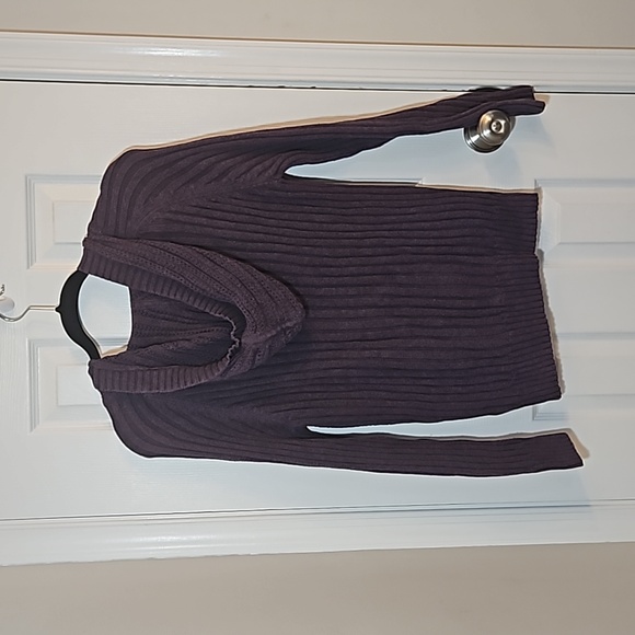 Sonoma Women's Purple sweater with hood Size XL - Picture 3 of 3